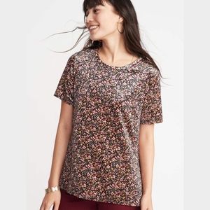 Old navy liberty floral pattern velvet top size M
